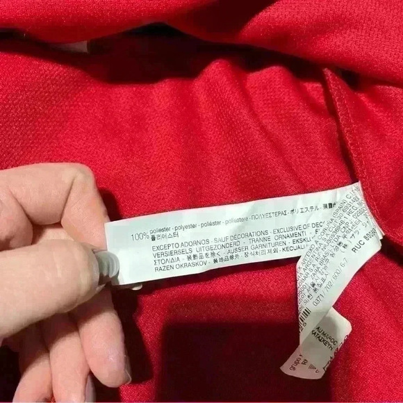 Zara Girls Soft Collection Skirt Size 6/7 Or 120 Cm NWT Red Ruffle, Holiday - Picture 6 of 8